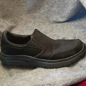 Sketchers Work Flex Advantage McAllen SR (Style #77048, Color BBK).